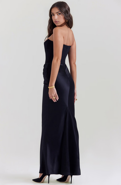 Alicia | Polished Satin Gown