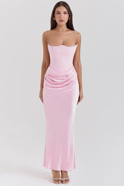 Alicia | Polished Satin Gown