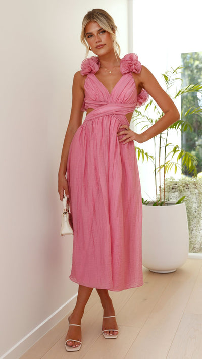 Rosa | Romantic Rosette Dress