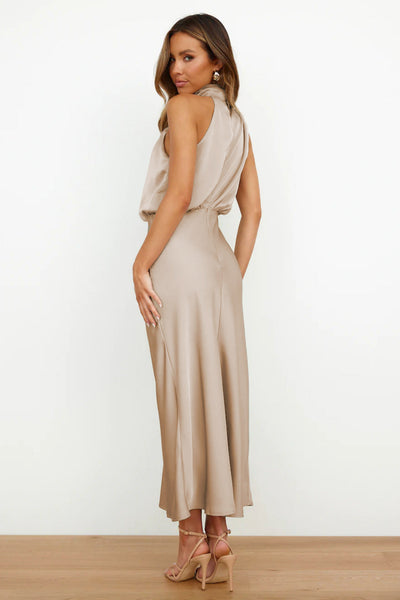 Quinn | Sahara Drape Dress