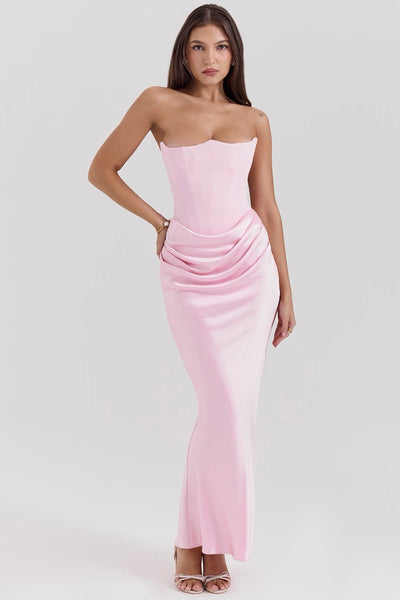 Alicia | Polished Satin Gown