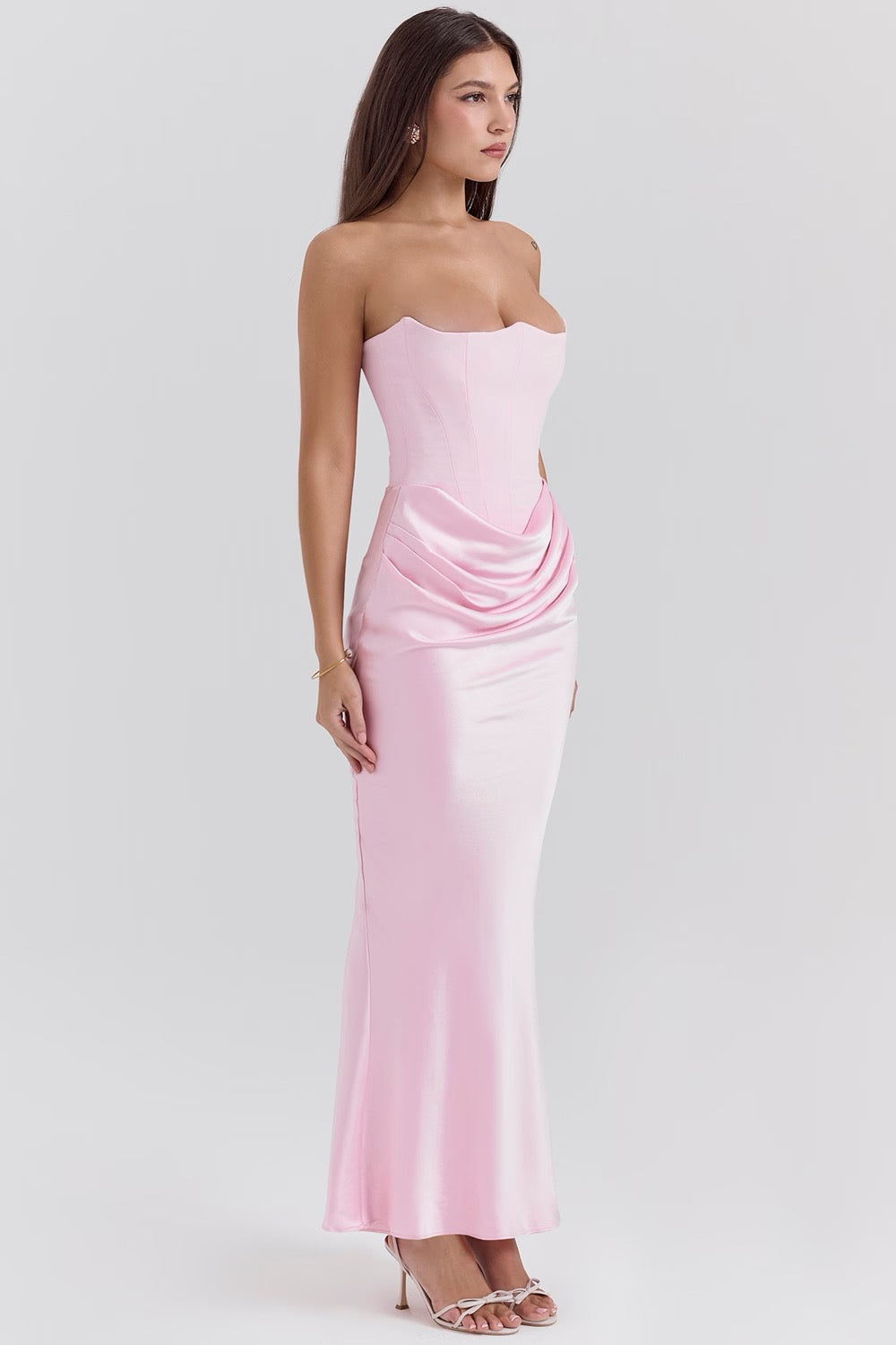 Alicia | Polished Satin Gown