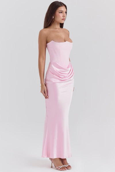 Alicia | Polished Satin Gown