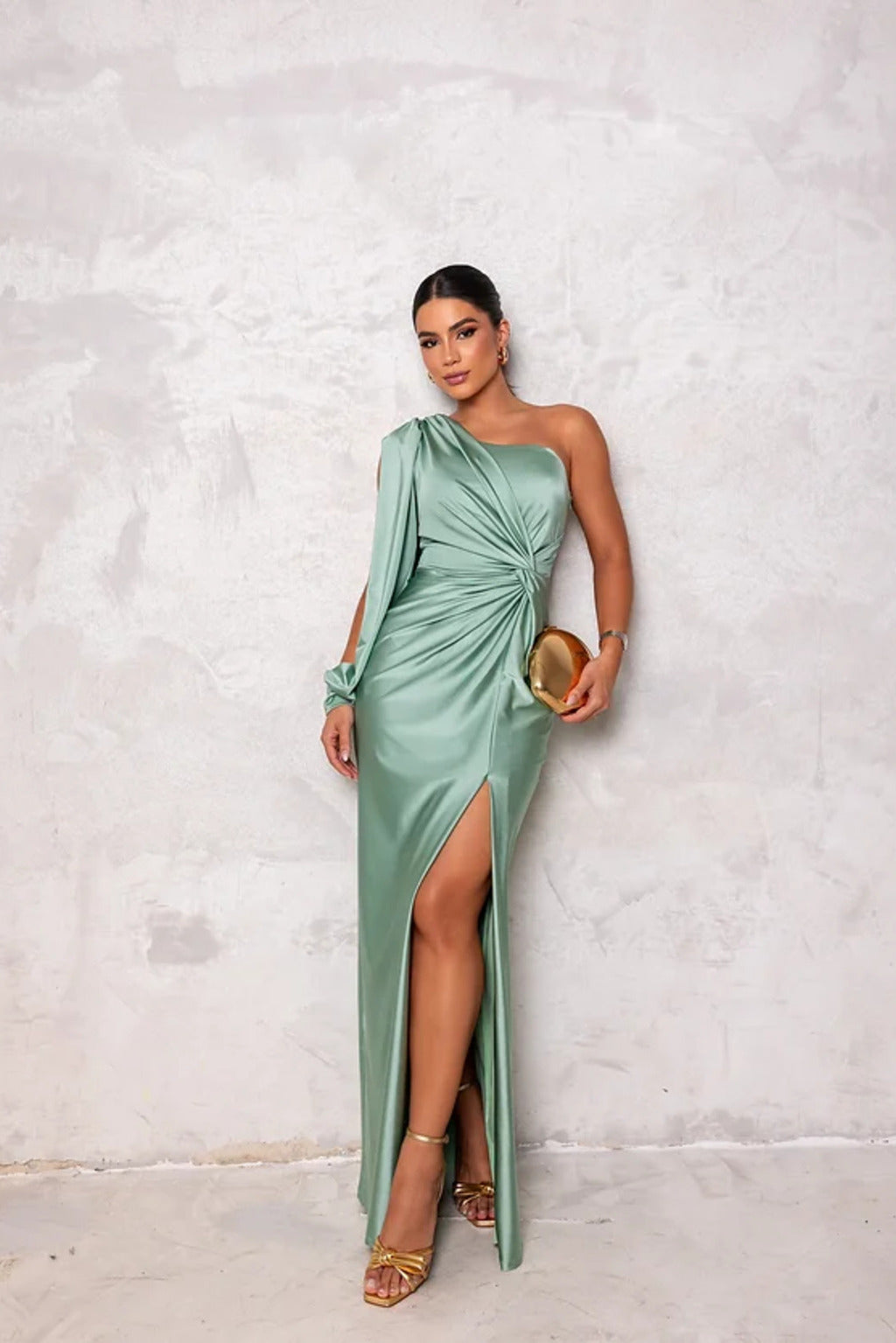 Leya | Glamour Draped Gown