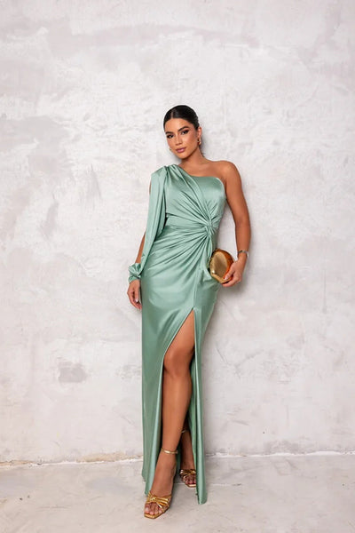 Leya | Glamour Draped Gown