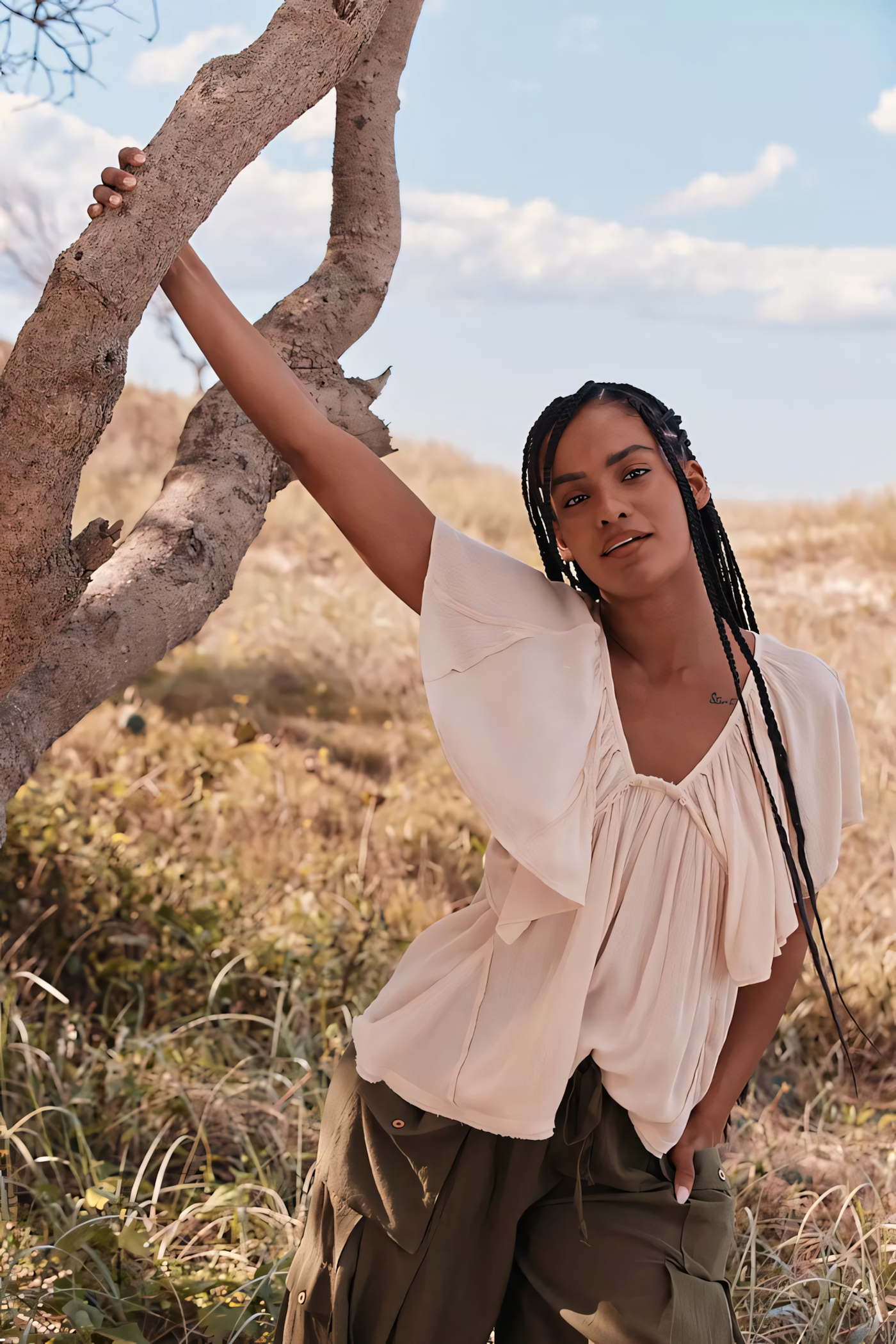 Lucia | Wanderlight Ruffle Top