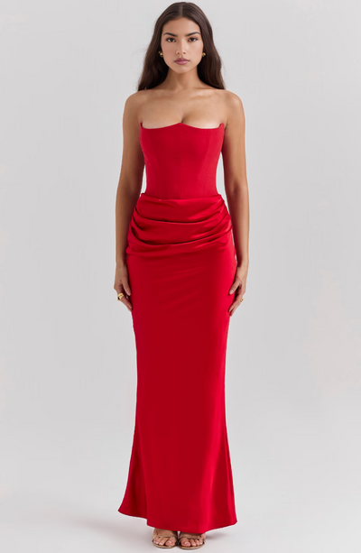 Alicia | Polished Satin Gown