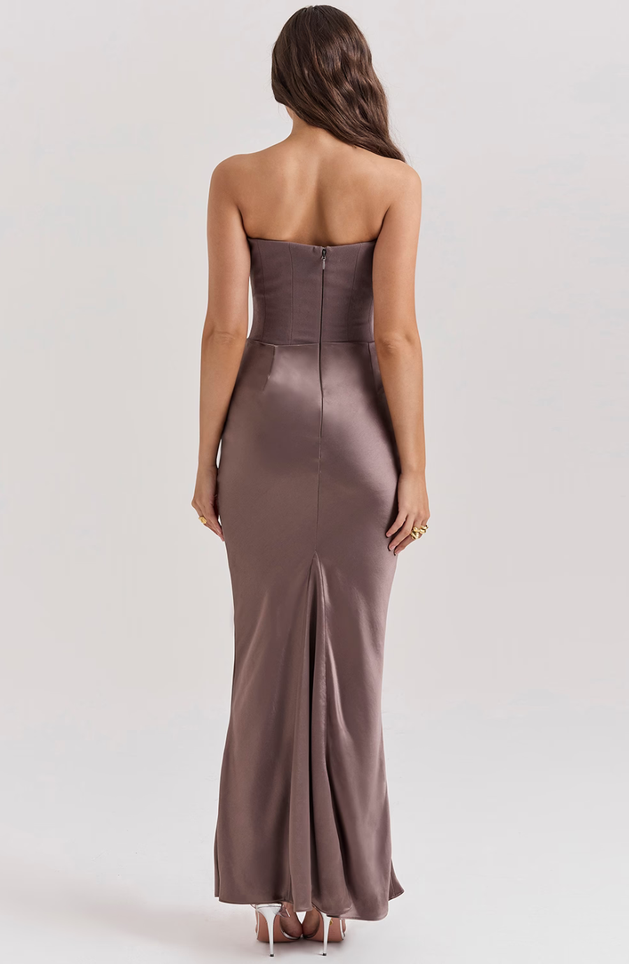 Alicia | Polished Satin Gown