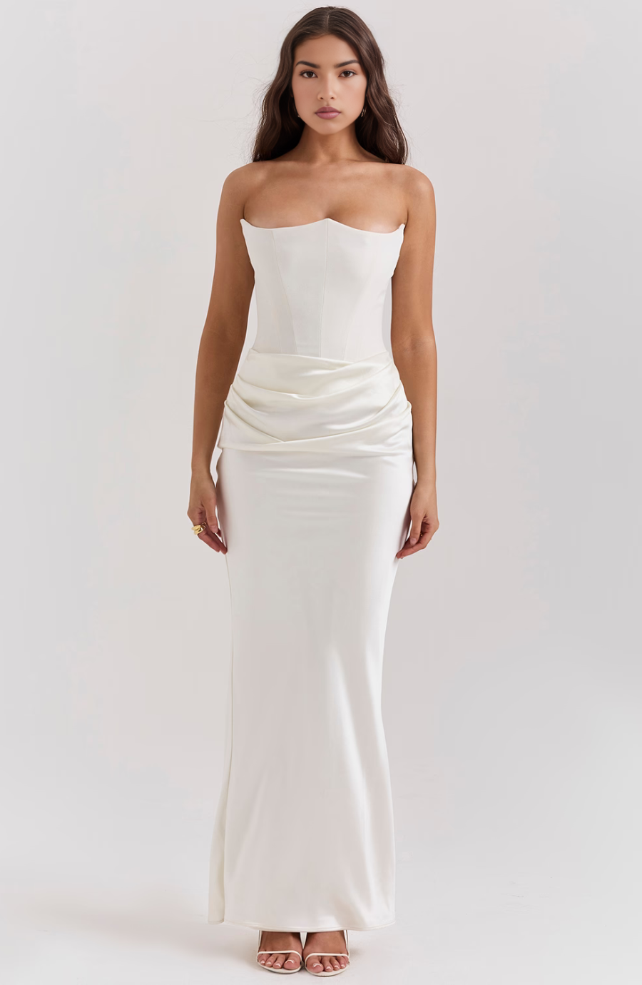 Alicia | Polished Satin Gown