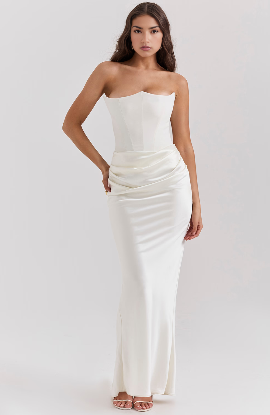 Alicia | Polished Satin Gown