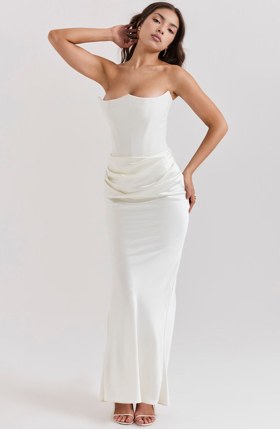 Alicia | Polished Satin Gown