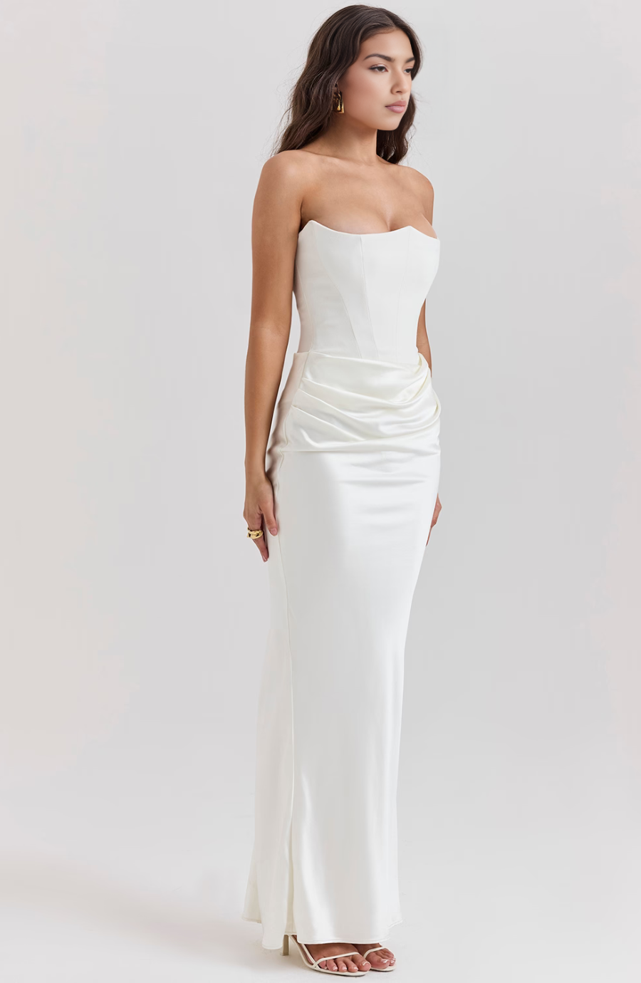 Alicia | Polished Satin Gown