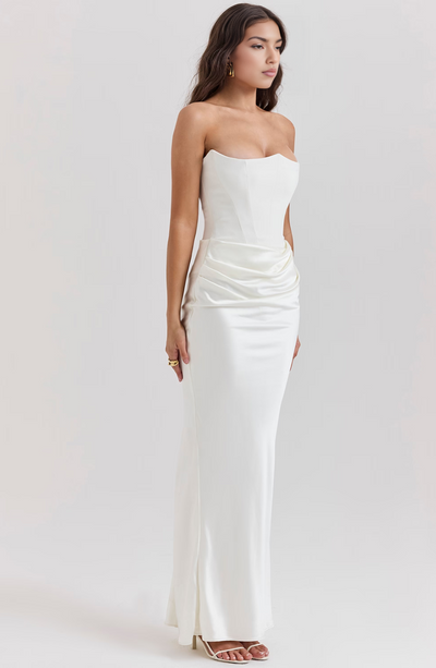 Alicia | Polished Satin Gown
