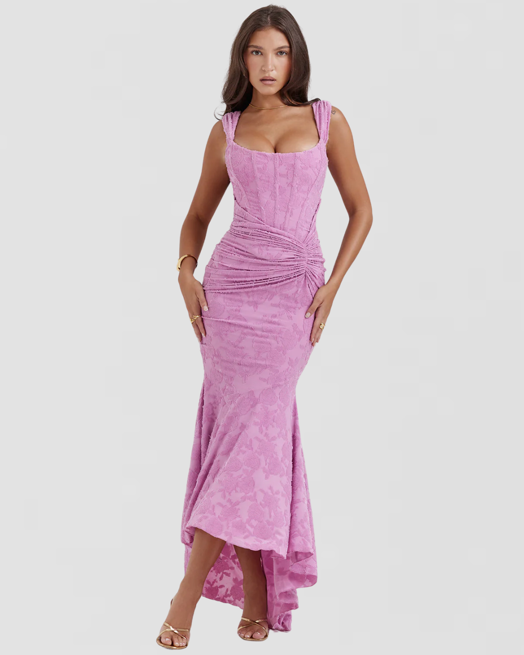 Lilia | Regal Draped Dress
