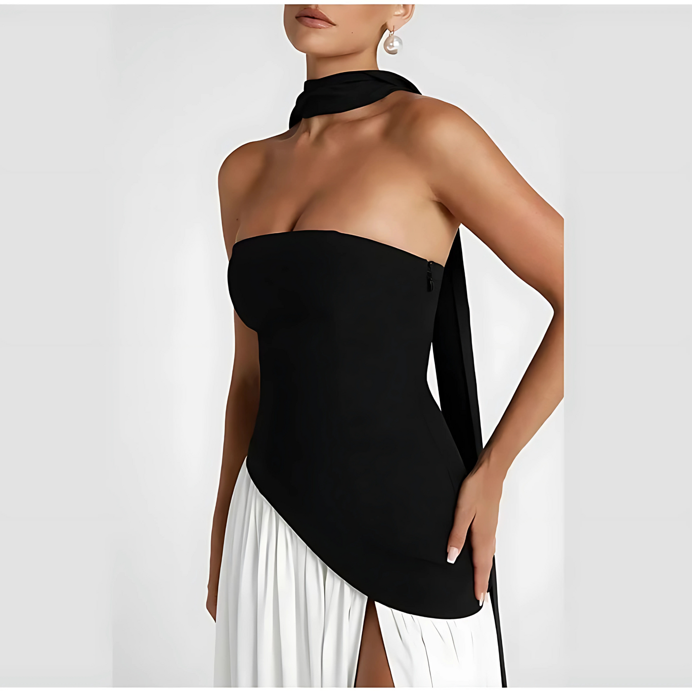 The Pure Pearl - Elegance Maxi Dress