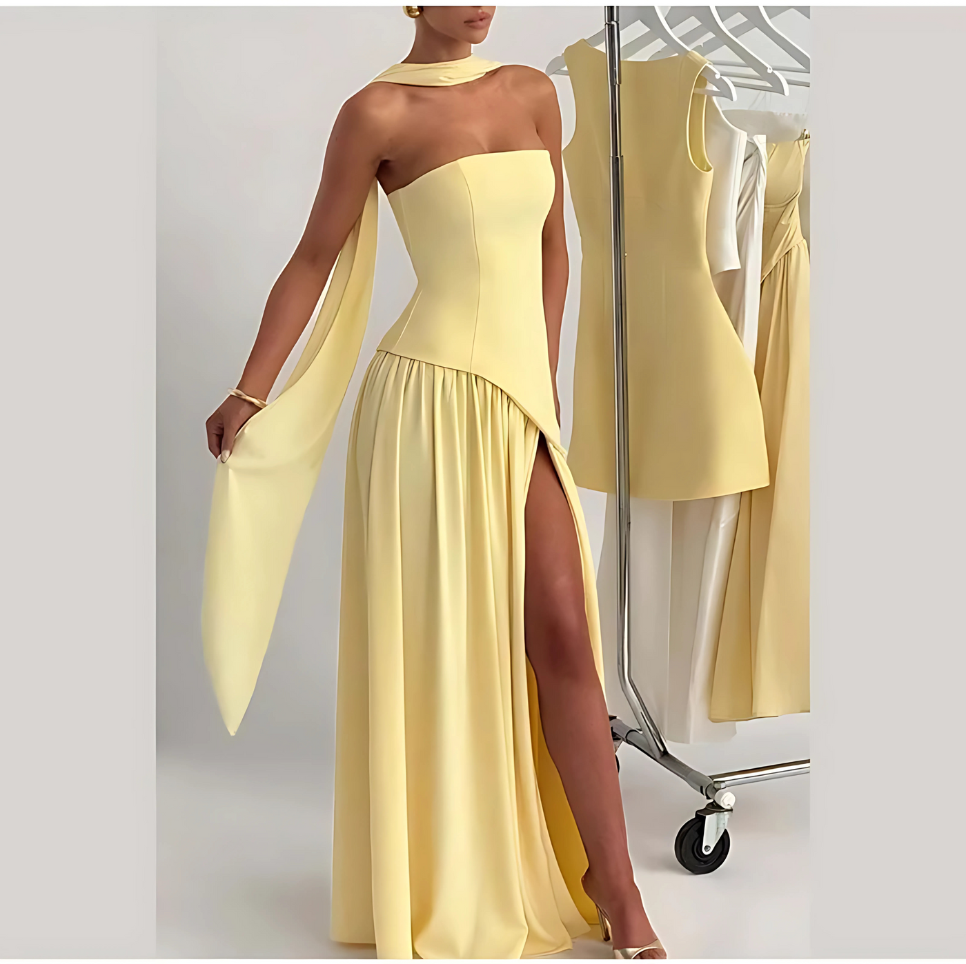 The Pure Pearl - Elegance Maxi Dress