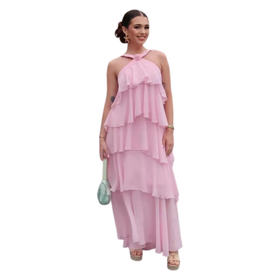 Victoria - Chiffon Bloom Dress