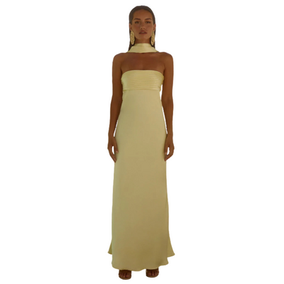 Seraphina – Lemon Maxi Dress