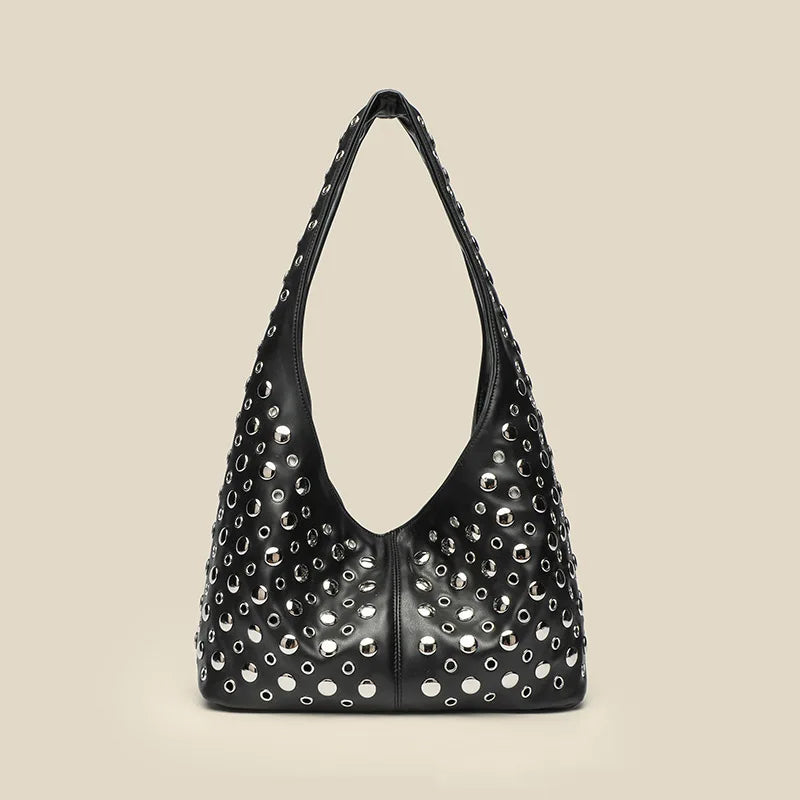 Mila - Studded Bucket Bag