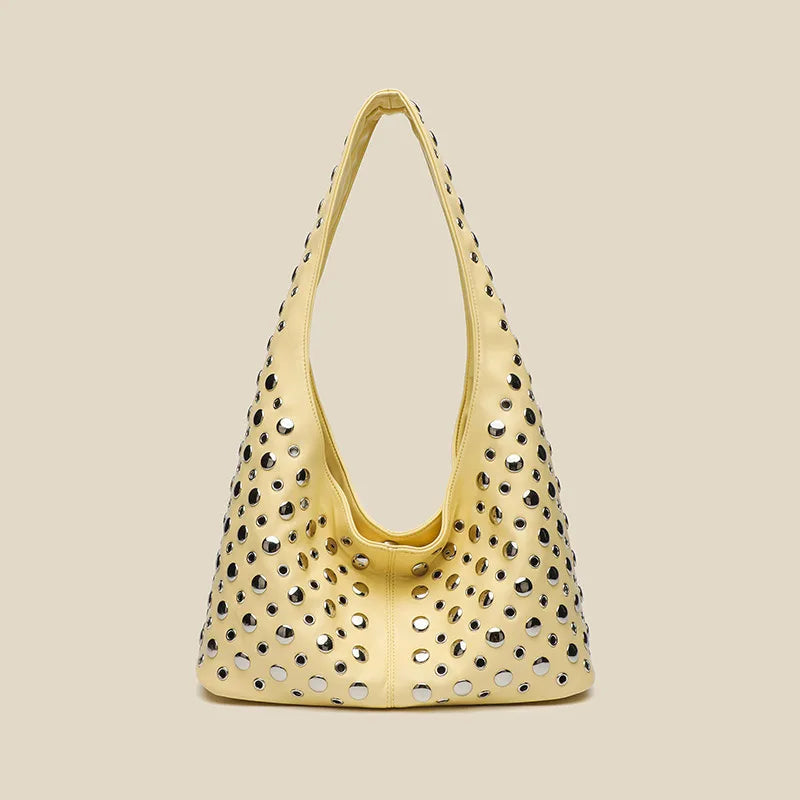 Mila - Studded Bucket Bag