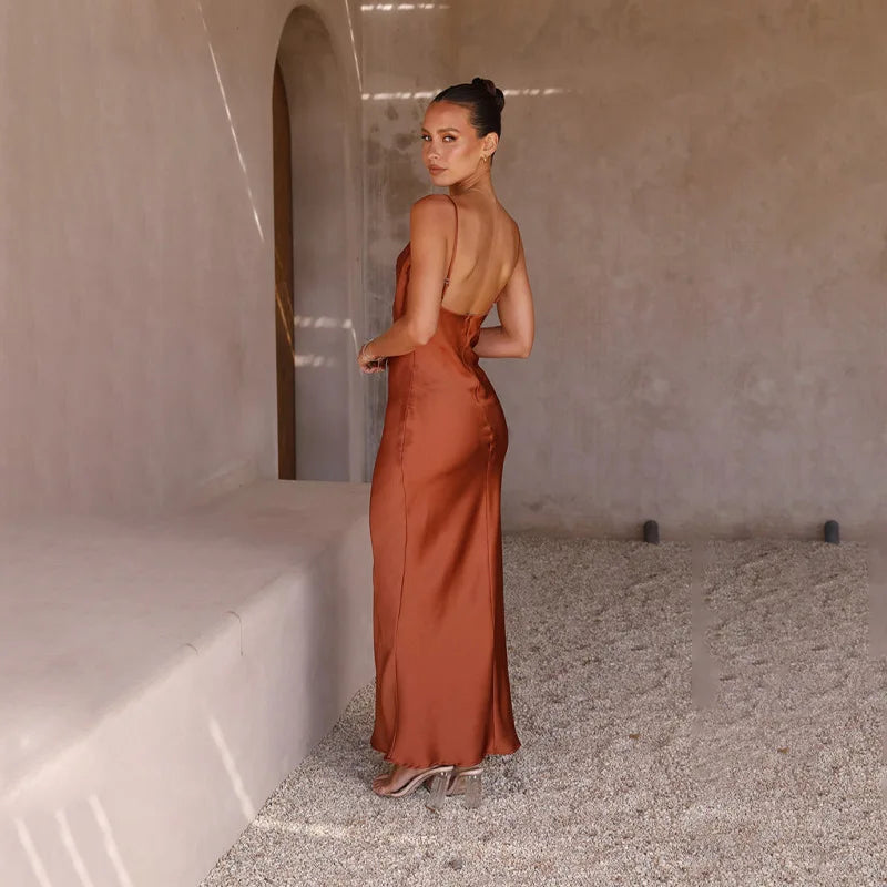 Zora | Radiant Satin Gown