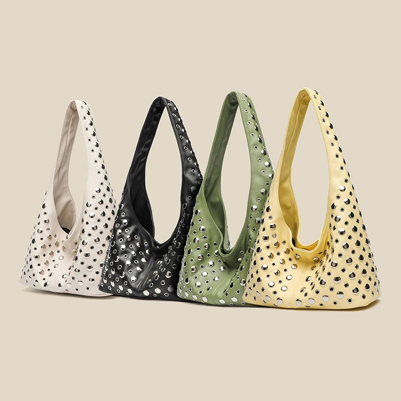 Mila - Studded Bucket Bag