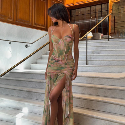 Luna - Floral Maxi Dress