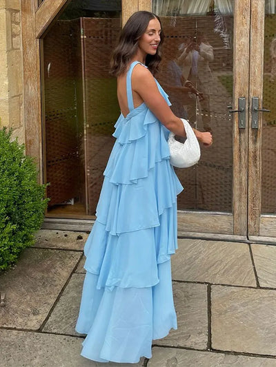 Victoria - Chiffon Bloom Dress