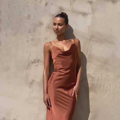 Zora | Radiant Satin Gown