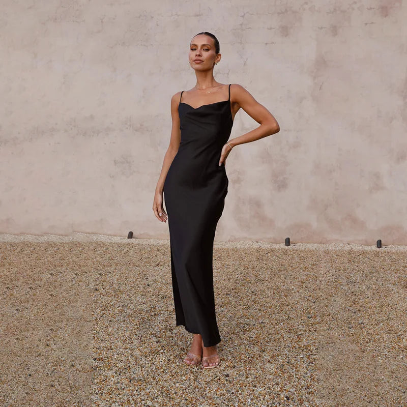 Zora | Radiant Satin Gown