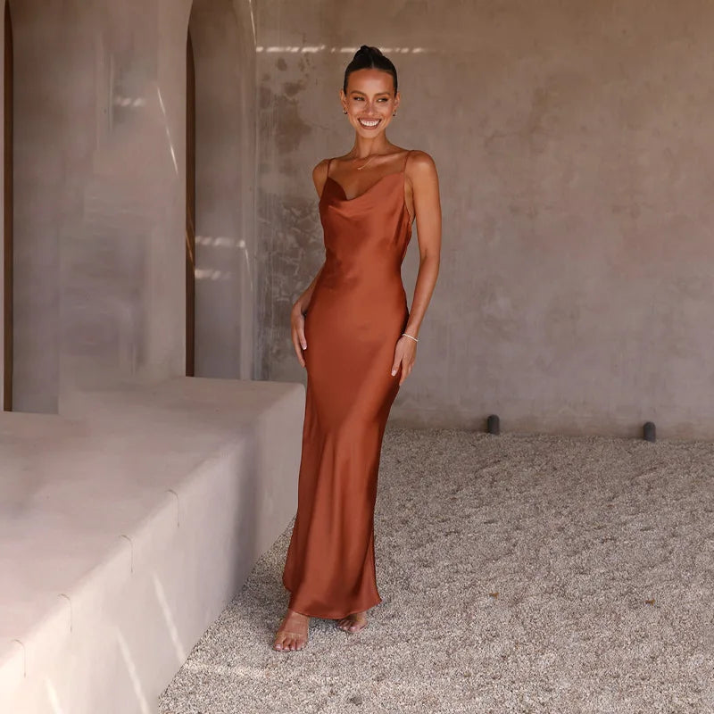 Zora | Radiant Satin Gown