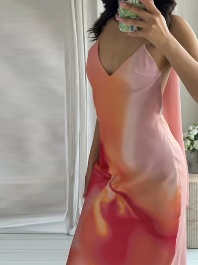 The Kaia - Pink Floral Dress