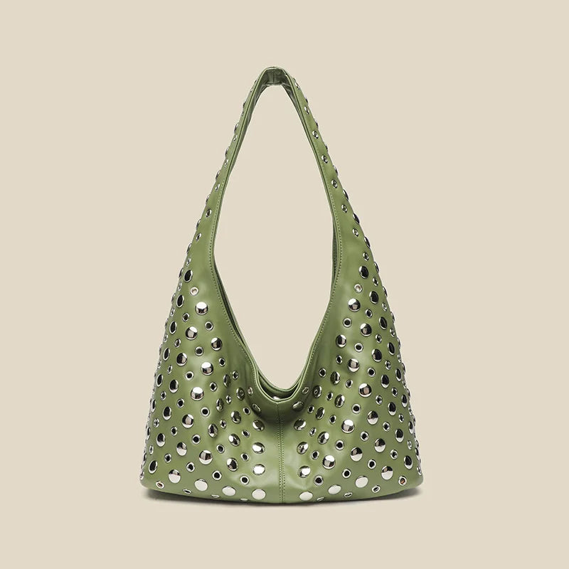 Mila - Studded Bucket Bag
