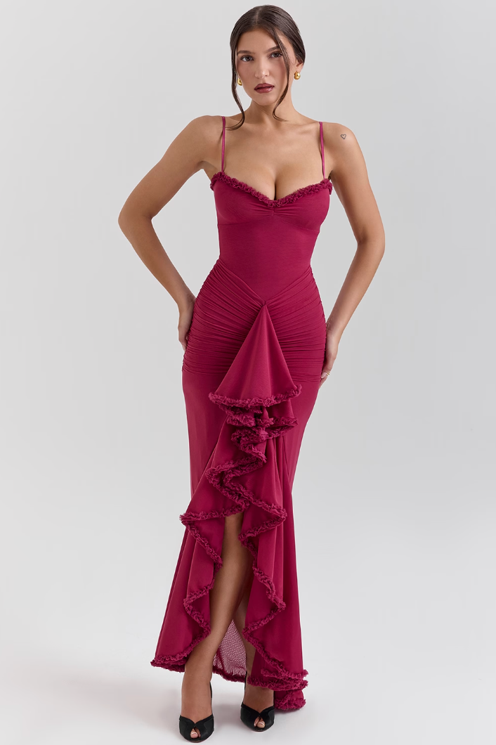 Roma | Romantic Ruffle Dress