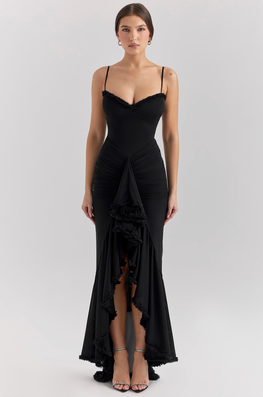 Roma | Romantic Ruffle Dress