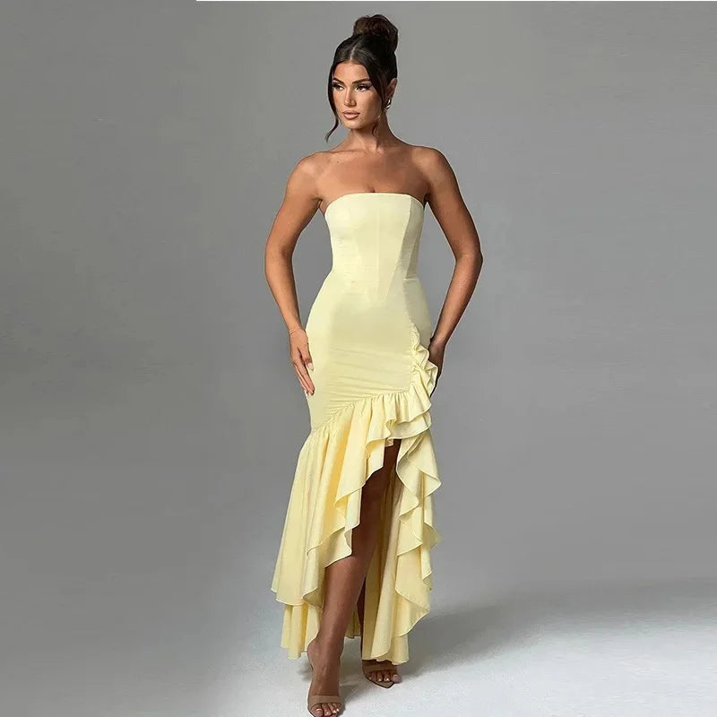 Pearl - Strapless Maxi Dress