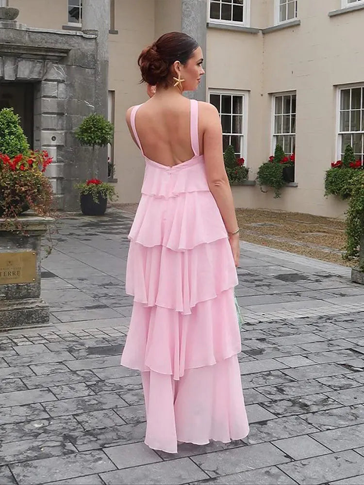 Victoria - Chiffon Bloom Dress