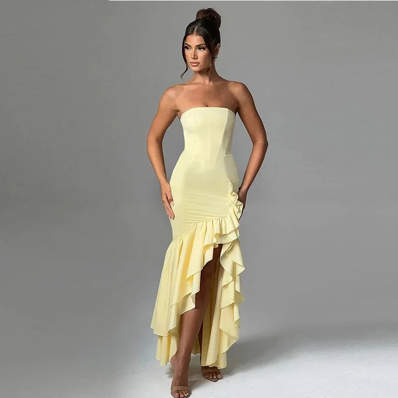 Pearl - Strapless Maxi Dress