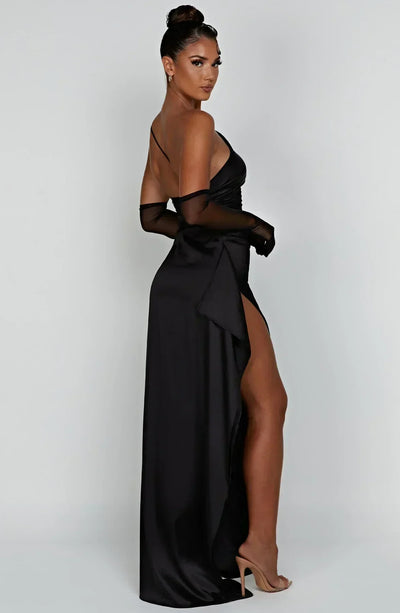London | Drape Satin Gown