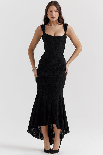 Lilia | Regal Draped Dress