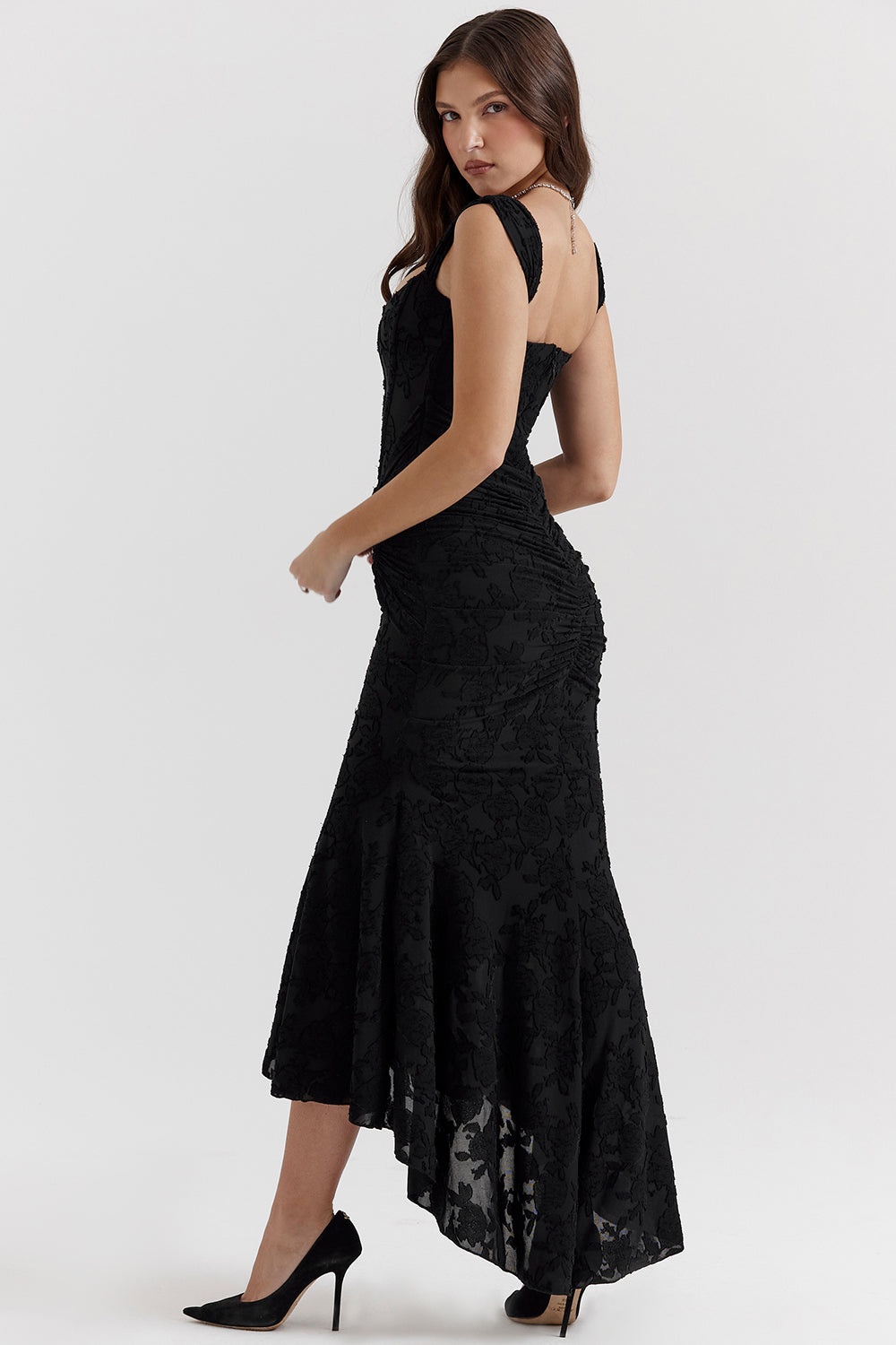Lilia | Regal Draped Dress