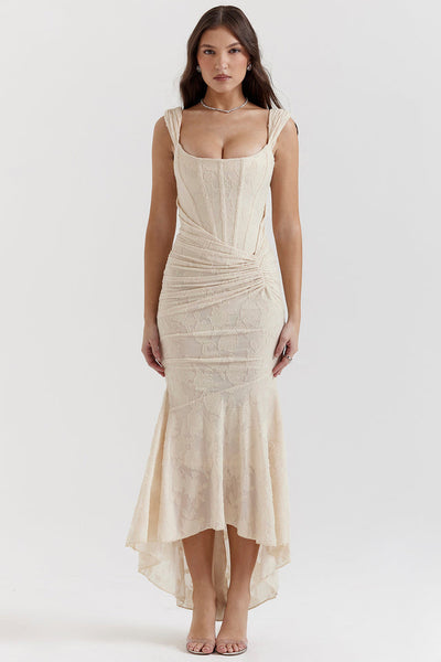 Lilia | Regal Draped Dress