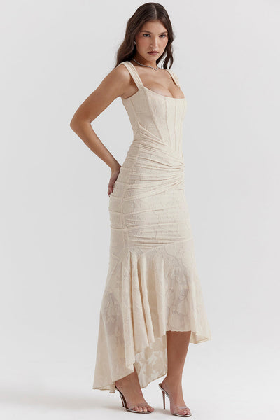 Lilia | Regal Draped Dress