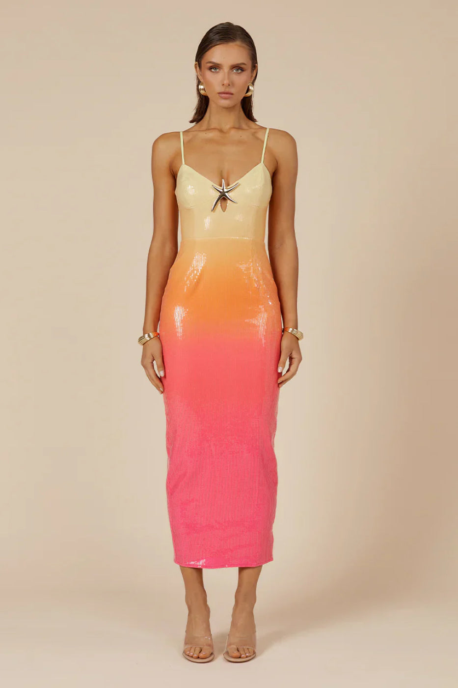 Isla - Tropical Ombre Dress