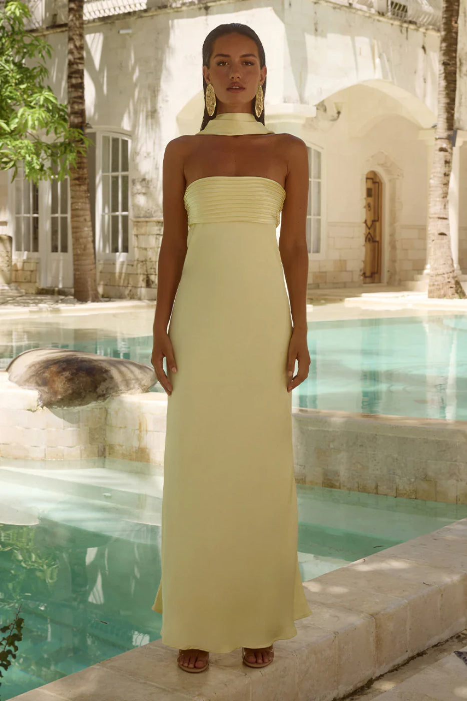 Seraphina – Lemon Maxi Dress