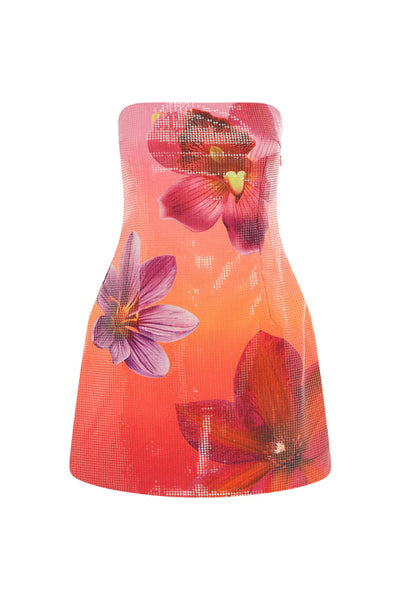 The Coral Breeze - Mini Dress