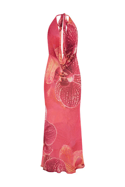 Isabelle - Pink Floral Maxi Dress