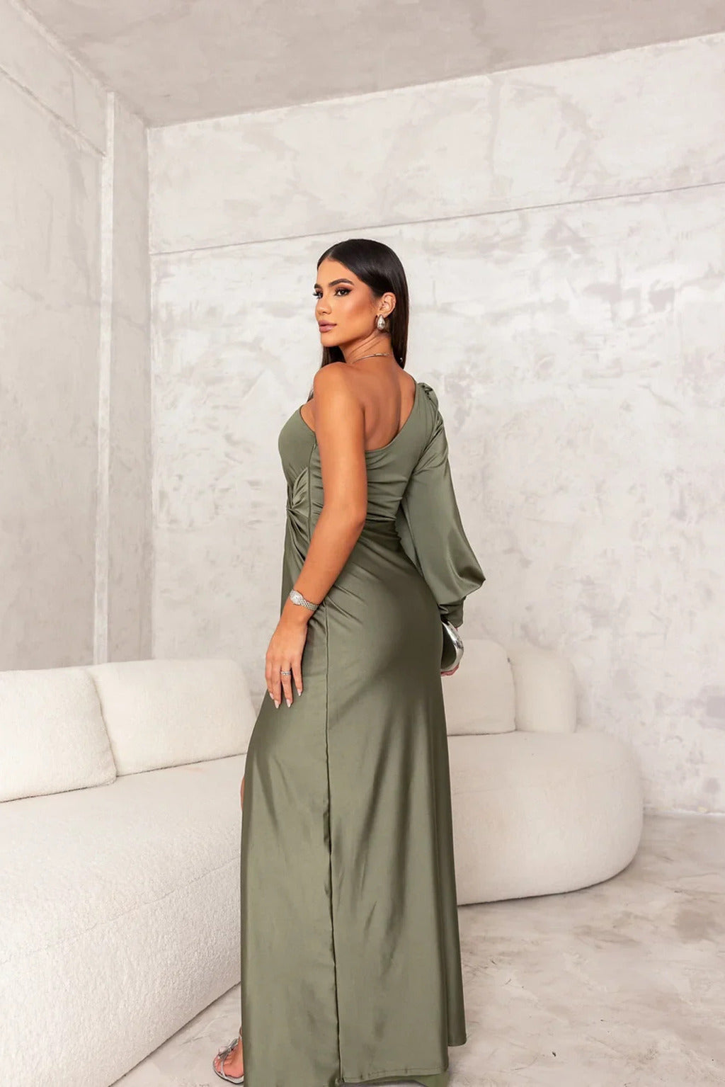 Leya | Glamour Draped Gown